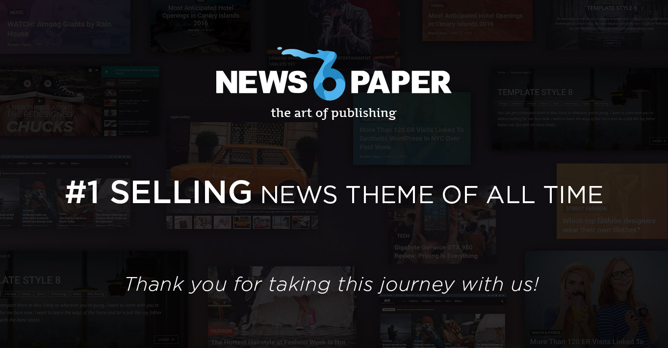 Newspaper milestone